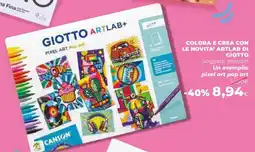 Extracoop Giotto Artlab+ Pixel Art Pop Art offerta