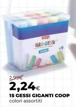 Extracoop Gessi giganti Coop offerta