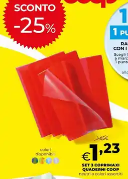 Extracoop Set 3 coprimaxi quaderni coop offerta
