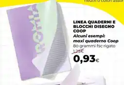 Extracoop maxi quaderno Coop offerta