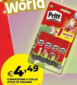 Extracoop Pritt colle stick offerta