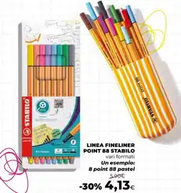 Extracoop Linea Fineliner Point 88 Stabilo offerta
