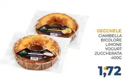 Moderna Gecchele ciambella bicolore yogurt zuccherata offerta