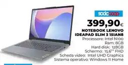 Extracoop Notebook Lenovo Ideapad Slim 3 15IAN8 offerta