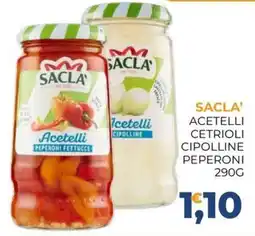 Moderna Sacla' acetelli cetrioli cipolline peperoni offerta