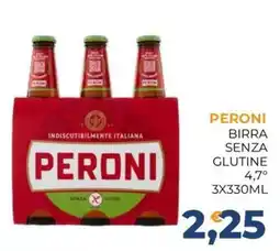 Moderna Peroni birra senza glutine offerta