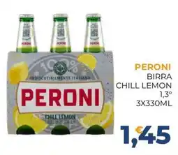 Moderna Peroni birra chill lemon offerta