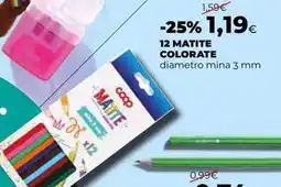 Extracoop Matite colorate Coop offerta