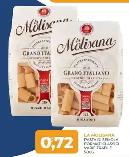 Moderna La Molisana pasta di semola formati classici varie trafile offerta