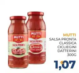 Moderna Mutti salsa pronta classica ciclegini datterini offerta