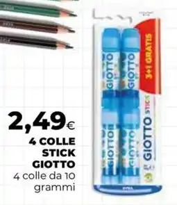 Extracoop 4 colle stick Giotto offerta