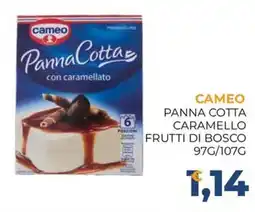 Moderna Cameo Panna Cotta con caramellato offerta