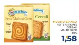 Moderna Mulino Bianco Fette Armonie Cereali Malto Orzo offerta