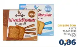 Moderna Grissin Bon Fette classiche integrali offerta