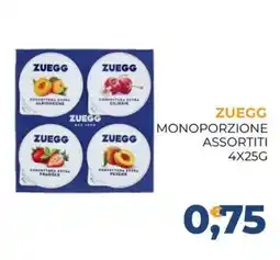 Moderna Zuegg monoporzione assortiti offerta