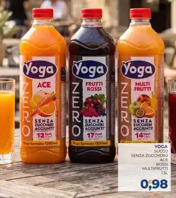 Moderna Yoga succo senza zucchero ace rossi multifrutti offerta
