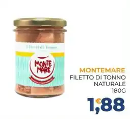 Moderna Montemare filetto di tonno naturale offerta