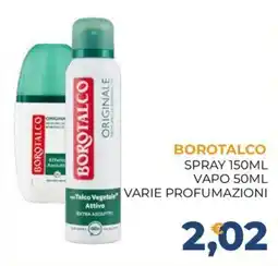 Moderna Borotalco spray offerta