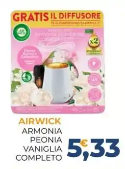 Moderna Airwick Armonia Peonia Vaniglia Completo offerta