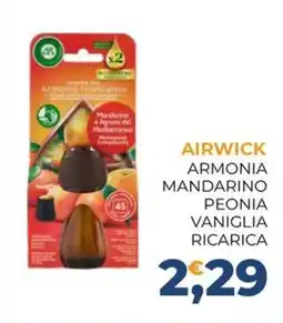 Moderna Airwick Armonia Mandarino Peonia Vaniglia Ricarica offerta