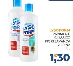 Moderna Lysoform pavimenti classico fiori lavanda alpina offerta
