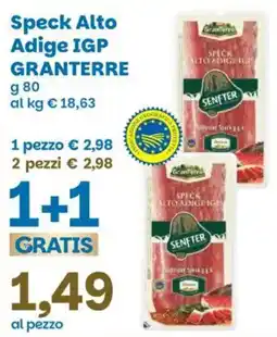 Prix Quality Speck Alto Adige IGP Granterre offerta