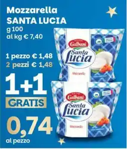 Prix Quality Mozzarella Santa Lucia offerta
