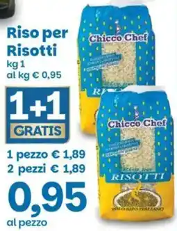 Prix Quality Riso per Risotti Chicco Chef offerta