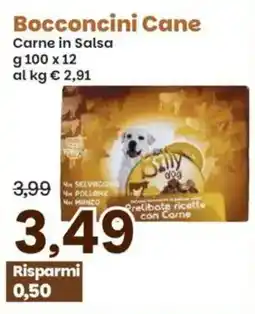 Prix Quality Bocconcini Cane Carne in Salsa offerta