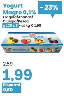 Prix Quality Yogurt Magro 0,1% offerta