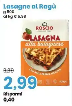 Prix Quality Lasagne al Ragù Roscio offerta