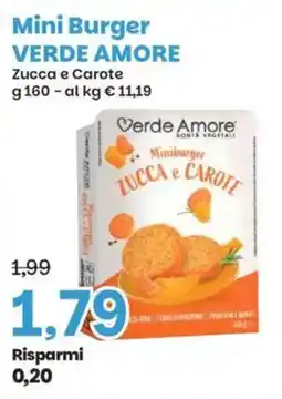 Prix Quality Mini Burger Verde Amore offerta
