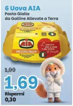 Prix Quality Uova AIA Pasta Gialla offerta