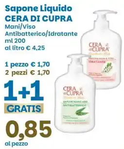 Prix Quality Sapone Liquido Cera di Cupra Mani/Viso offerta