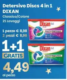 Prix Quality Detersivo Discs 4 in 1 Dixan offerta