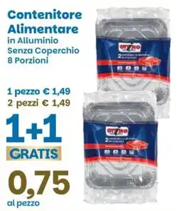 Prix Quality Contenitore Alimentare in Alluminio Senza Coperchio offerta
