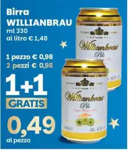 Prix Quality Birra Willianbrau offerta