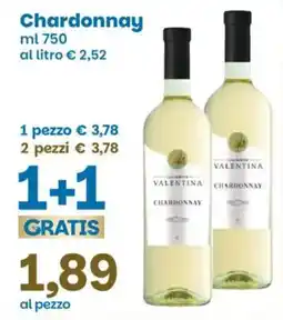 Prix Quality Chardonnay Valentina offerta