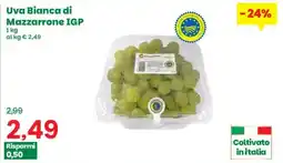 Prix Quality Uva Bianca di Mazzarrone IGP offerta