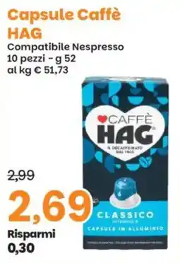 Prix Quality Capsule Caffè HAG offerta
