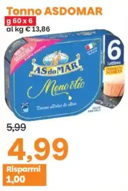 Prix Quality Tonno ASDOMAR Meno olio offerta