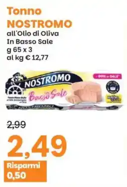 Prix Quality Tonno Nostromo all'Olio di Oliva In Basso Sale offerta