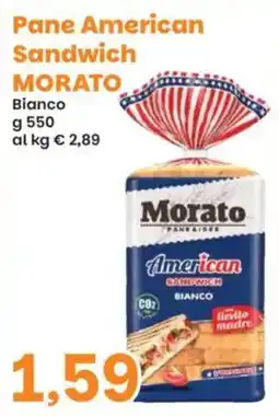 Prix Quality Pane American Sandwich Morato offerta