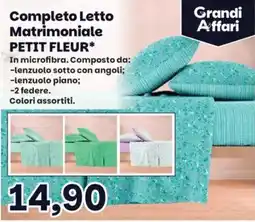 Prix Quality Completo Letto Matrimoniale Petit Fleur offerta