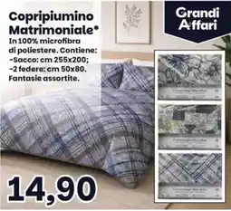 Prix Quality Copripiumino Matrimoniale* offerta