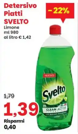 Prix Quality Detersivo Piatti Svelto offerta