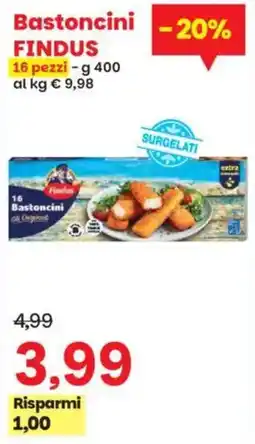 Prix Quality Bastoncini Findus offerta