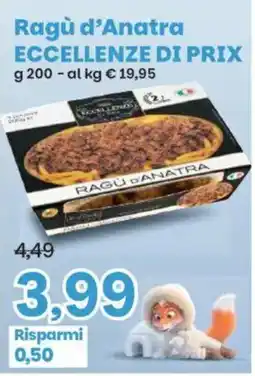 Prix Quality Ragù d'Anatra offerta