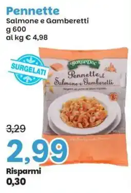 Prix Quality Pennette Salmone e Gamberetti offerta