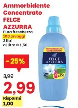 Prix Quality Ammorbidente concentrato Felce Azzurra offerta